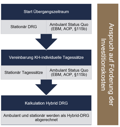 Leistungs- und Finanzierungsrahmen aus dem Eckpunktepapier - skizziert