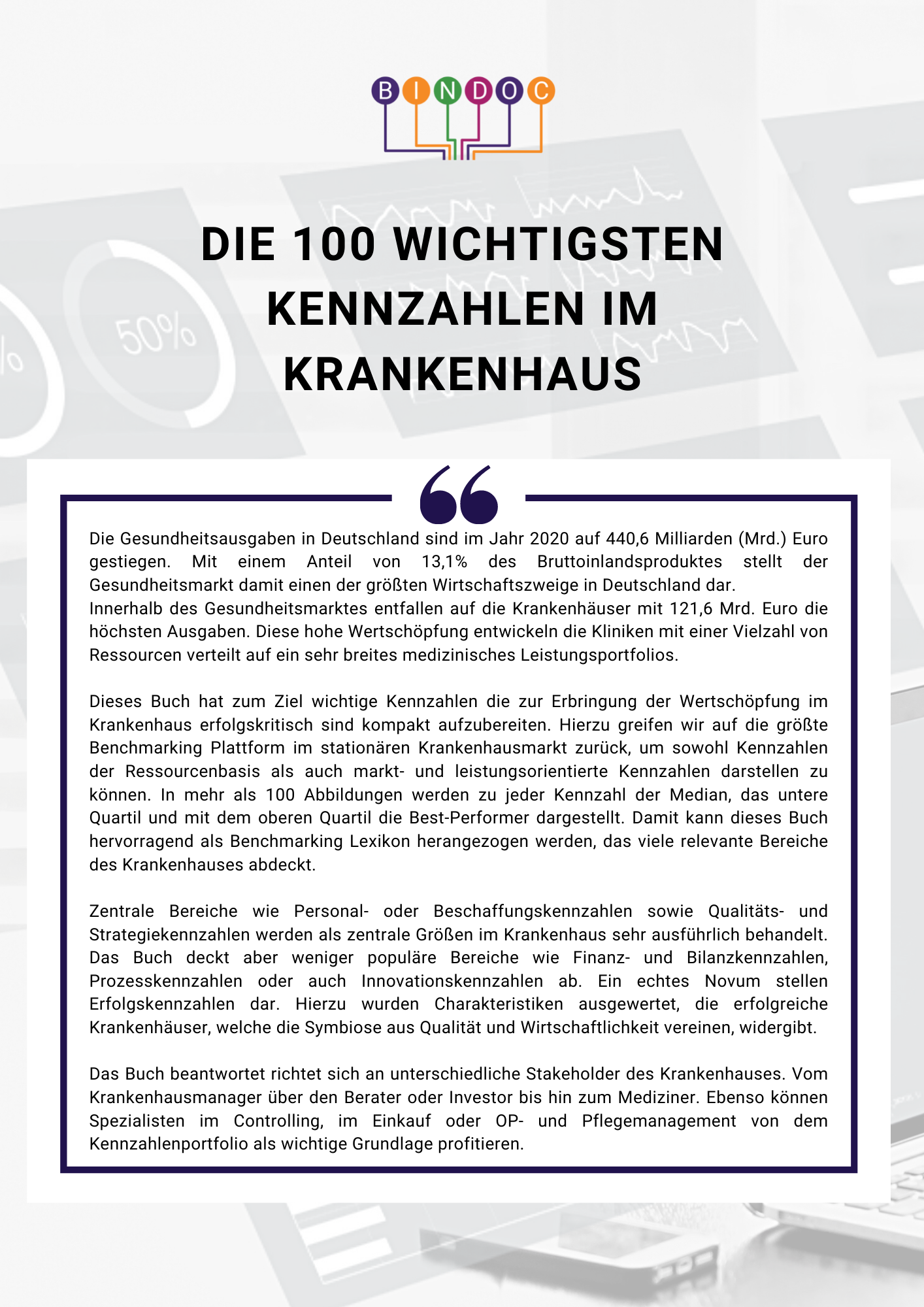 Die 100 wchtigsten Kennzahlen im Krankenhaus Abstract