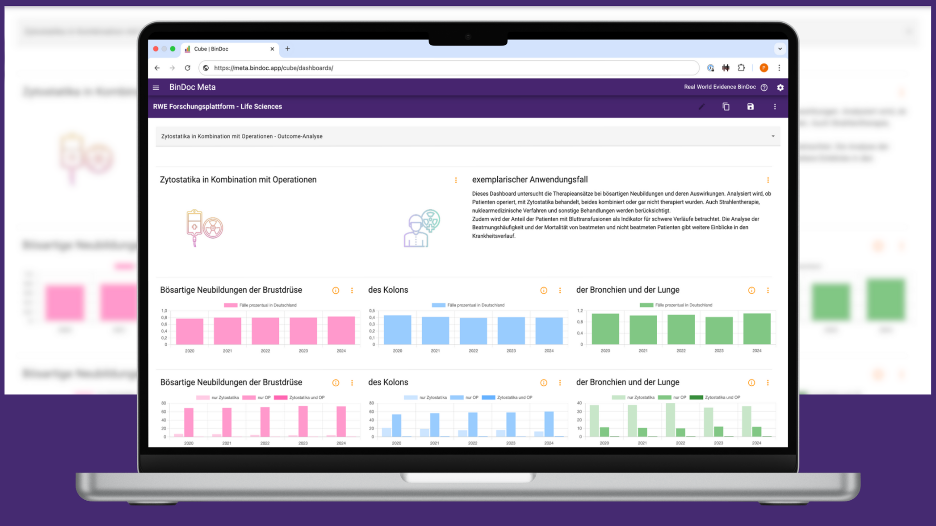 Thumbnail BinDoc Dashboard - RWE Dashboard Life Sciences - Zytostatika Thumbnail BinDoc Dashboard - RWE Dashboard Life Sciences - Zytostatika